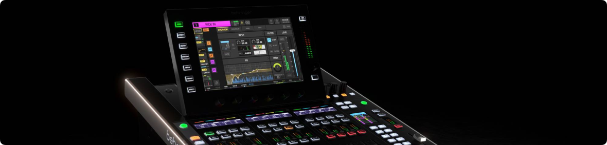 Image d'une console de mixage son'
